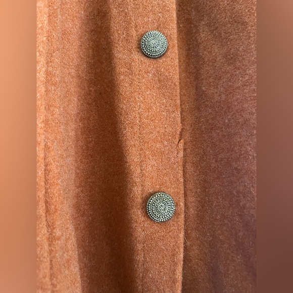 SOLd 💔Vintage 60s A-Line full high waist wool felt maxi skirt Xs - Picture 3 of 6